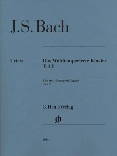 J.S. Bach: The Well-Tempered Clavier Part II BWV 870-893 Ed. Without Fingering Billigare