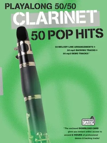 Playalong 50/50: Clarinet - 50 Pop Hits Kampanjpris