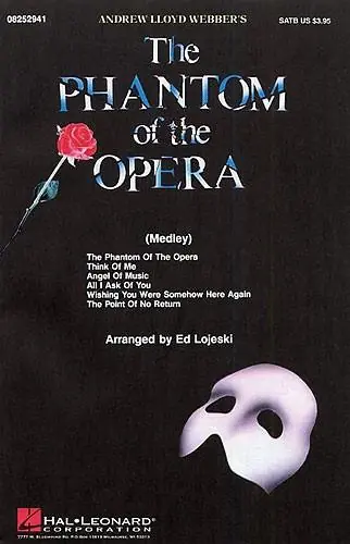 Kundfavorit Andrew Lloyd Webber: The Phantom Of The Opera (Choral Medley) - SATB