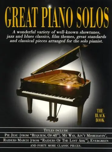 Sänkt pris Great Piano Solos - The Black Book