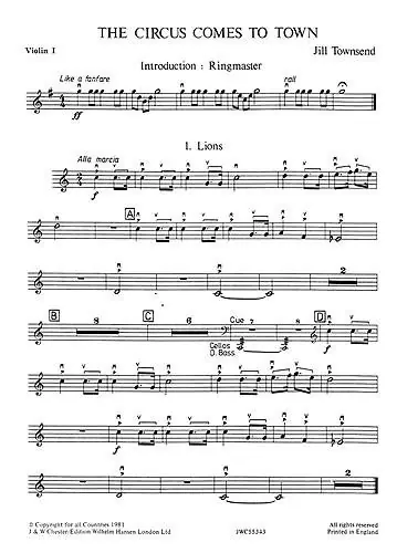 Sänkt pris Playstrings Easy No. 3 - Circus Comes To Town (Parts)