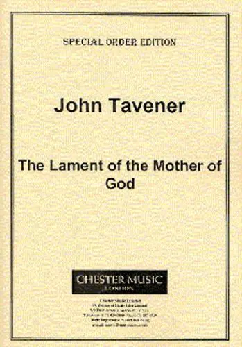 John Tavener: The Lament Of The Mother Of God Nedsatt pris