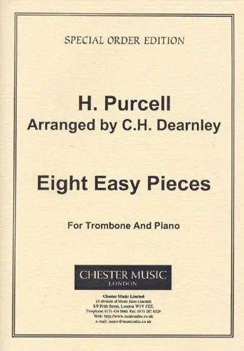 Populär Eight Easy Pieces For Trombone And Piano