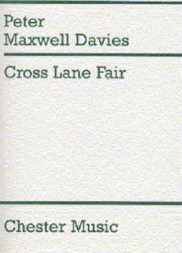 Peter Maxwell Davies: Cross Lane Fair Billig