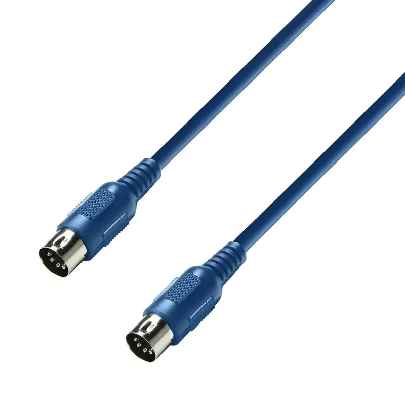 Endast denna vecka Adam Hall MIDI-Cable 0.75m Blue
