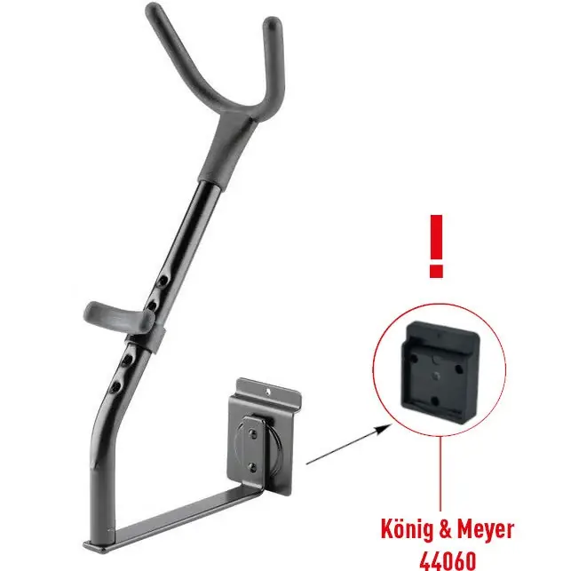 Premium Konig & Meyer 44240 väggfäste för saxofon (Svart)