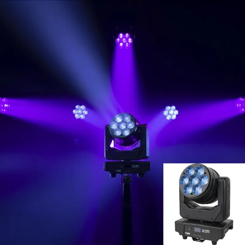 Showtec Shark Wash Zoom Two Rörligt LED-huvud för tvätt Sista chansen