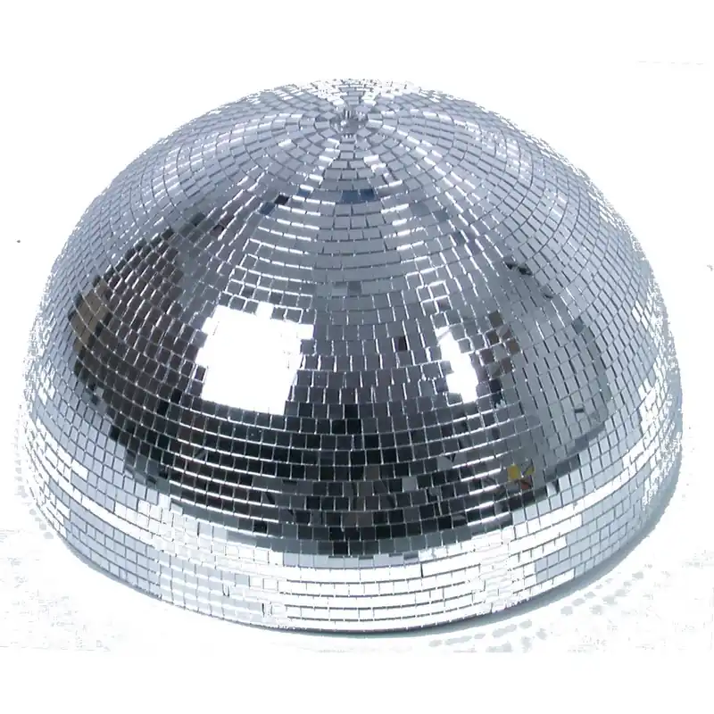 Eurolite Motorised Half Mirror Ball (Silver, 50 cm) Rabatt