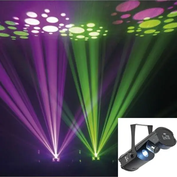 Expressleverans Showtec Shark Barrel One 100W vit LED-skanner