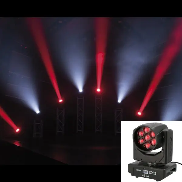 Showtec Shark Zoom Wash One RGBW LED rörligt huvud Endast denna vecka
