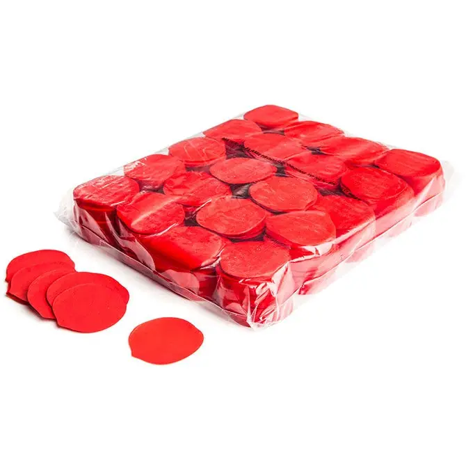 Populärt val Magic FX bladformad konfetti 55 mm röd