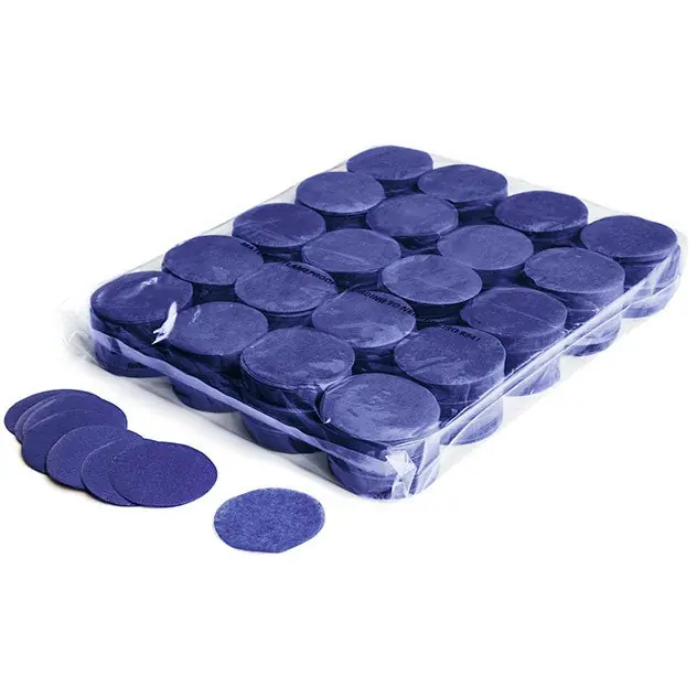 Bästa pris Magic FX CON02DB rund mörk blå konfetti 55 mm storpack 1 k