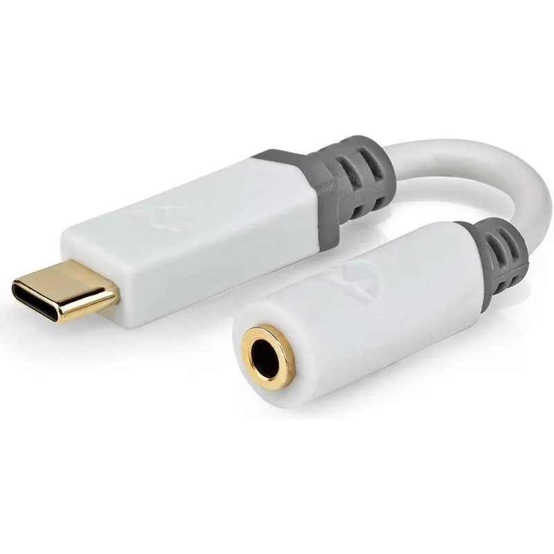 Nedis CCBW65950WT01 Male USB-C to Female Mini-Jack Cable, 0. Bästa pris