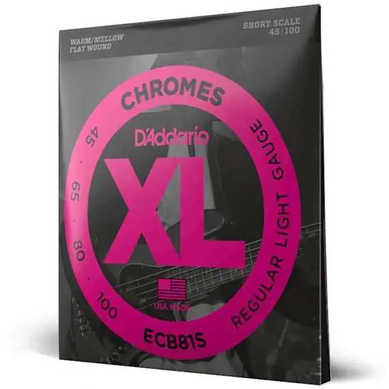 D'Addario ECB81S Chromes 45-100 Populärt val