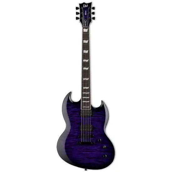 ESP LTD Viper-1000 See Thru Purple Sunburst Kundfavorit