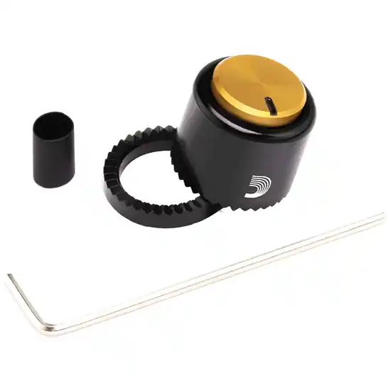 Handla nu Planet Waves Loknob Pro Large Black And Gold Metal Knob