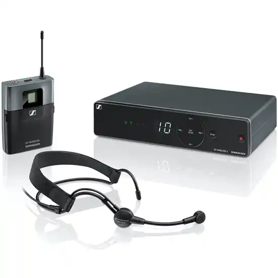 Rabatt Sennheiser XSW 1-ME3-B Wireless Headmic Microphone System