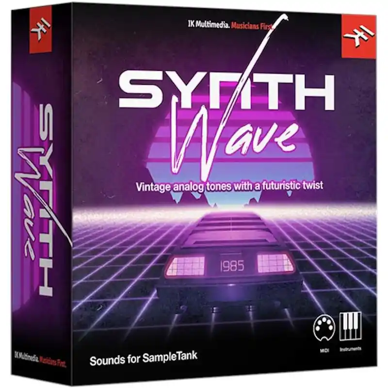 Fri frakt IK Multimedia Hitmaker: Synthwave för SampleTank 4 (nedladd