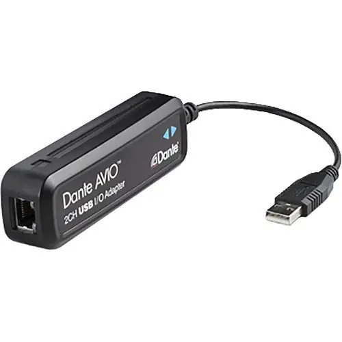 Säker betalning Dante Avio USB IO 2x2 Dante - USB-adapter