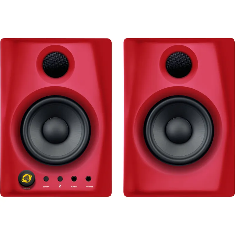 Premium Monkey Banana Gibbon Air Bluetooth-monitor röd (set om 2)