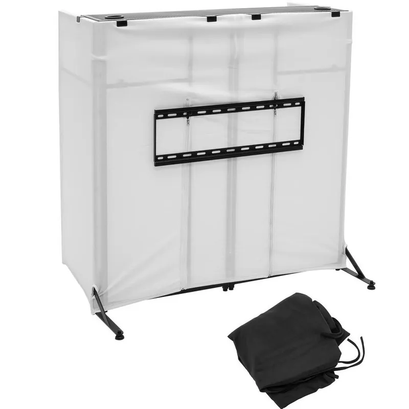 Fri frakt Omnitronic DJTV-1 mobilt DJ-bord med TV-fäste svart eller v