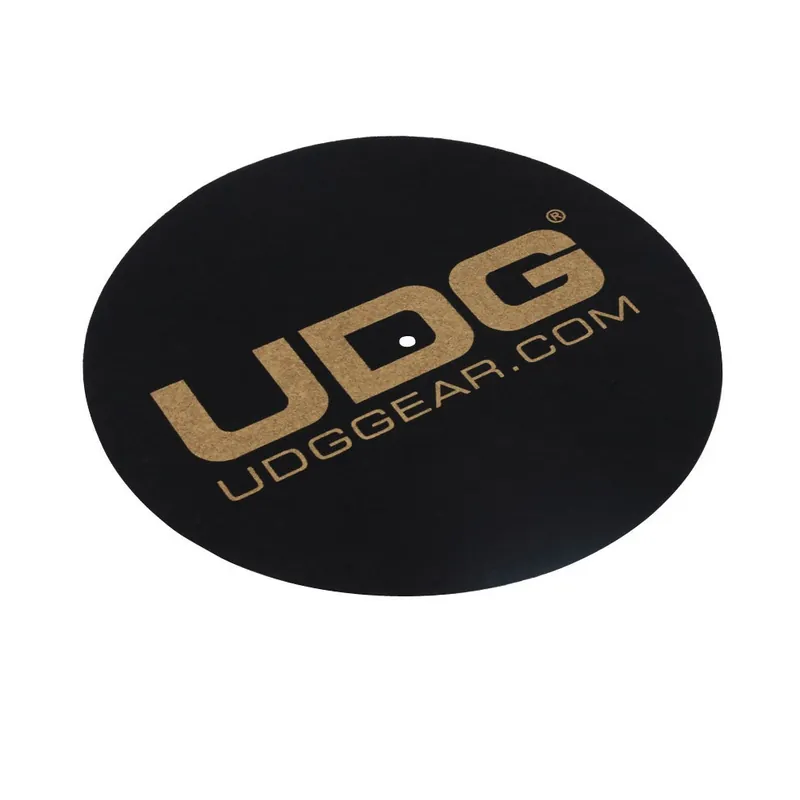 UDG Ultimate Slipmat Set svart/guld (par) Kampanj