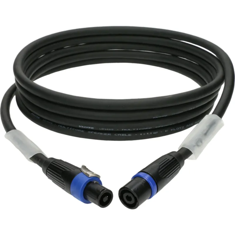 Klotz L44YSPMMF0300 4x 4.0 mm² speaker cable PVC speakON 4p Populärt val