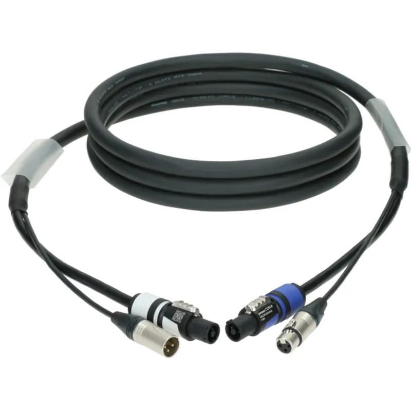 Klotz H1C33NA010 DMX & power 3G2.5 hybrid cable XLR 3p + pow Extra rabatt