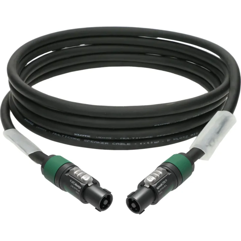Klotz L44YSPLFF6000 4x 4.0 mm² speaker cable PVC speakON 4p Köp nu