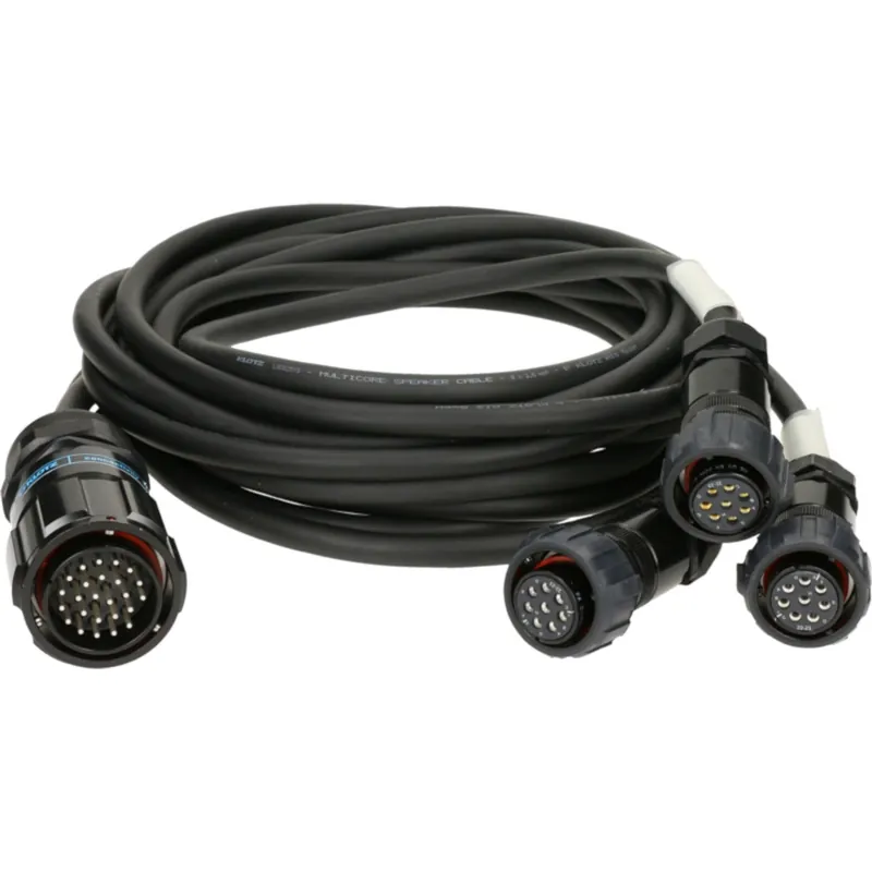 Klotz SVM-03P8F-04.0 Högtalaradapter med 3x PA-COM® 8p F Nyhet