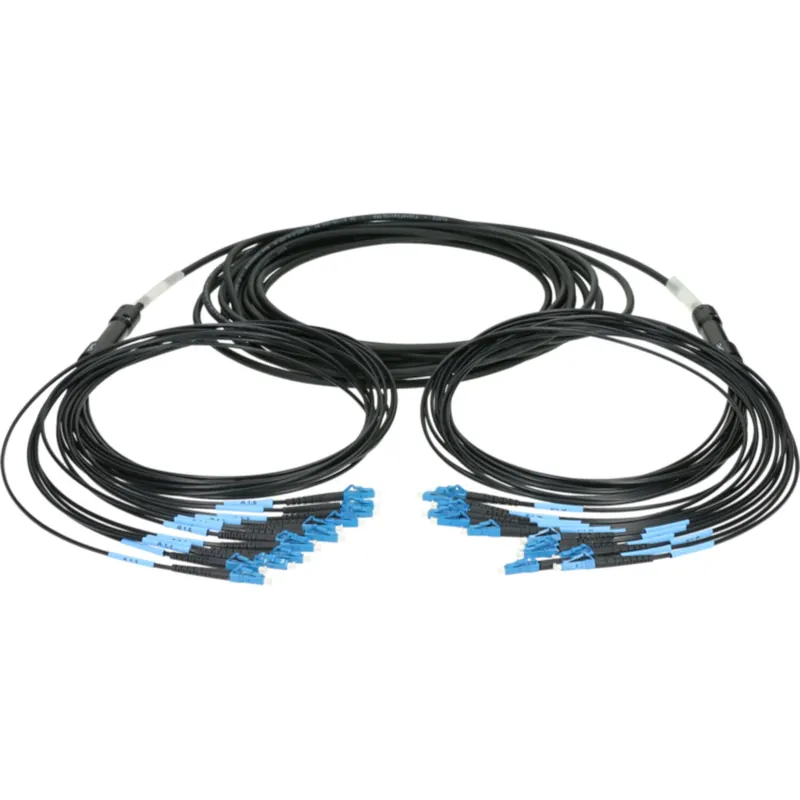 Premium Klotz F12USLLA050 Optisk fiber patchkabel 12-kanals 50 meter