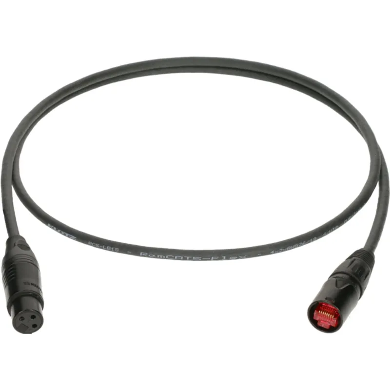 Klotz DMC-X3FE-0060 DMX-CAT-adapter med XLR 60 cm Snabb frakt