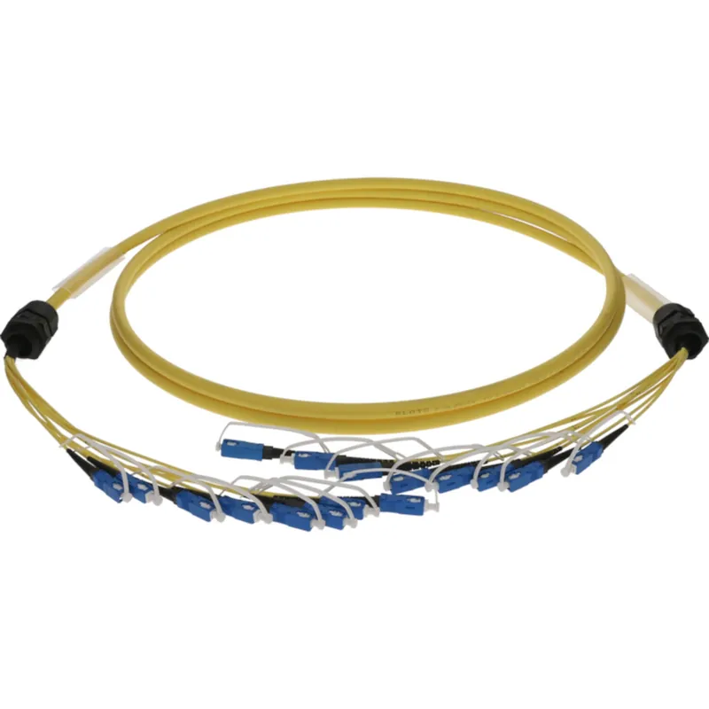 Begränsat erbjudande Klotz FO8BSDD010 Fiberoptisk breakout-kabel 8x SC 10 meter