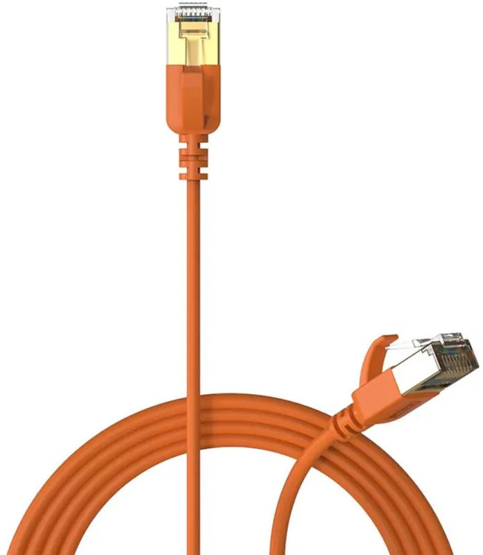Billigare Procab CSD570OR/0.3 Slimline CAT7 kabel 0,3 meter