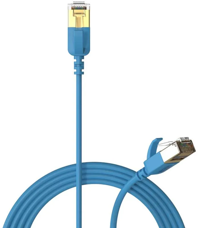 Procab CSD570BU/1 Slimline CAT7 nätverkskabel 1 meter Outlet