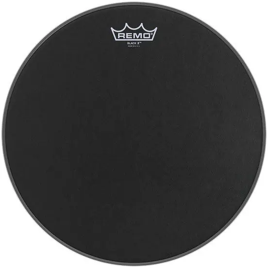 Remo BX-0813-10 Emperor X Black Suede 13 tums virvelskinn pr Rabatt