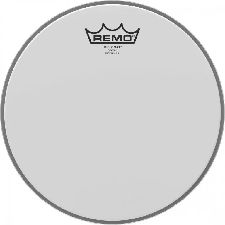 Remo BD-0108-00 Diplomat Coated 8" vitt pukskinn Erbjudandepris