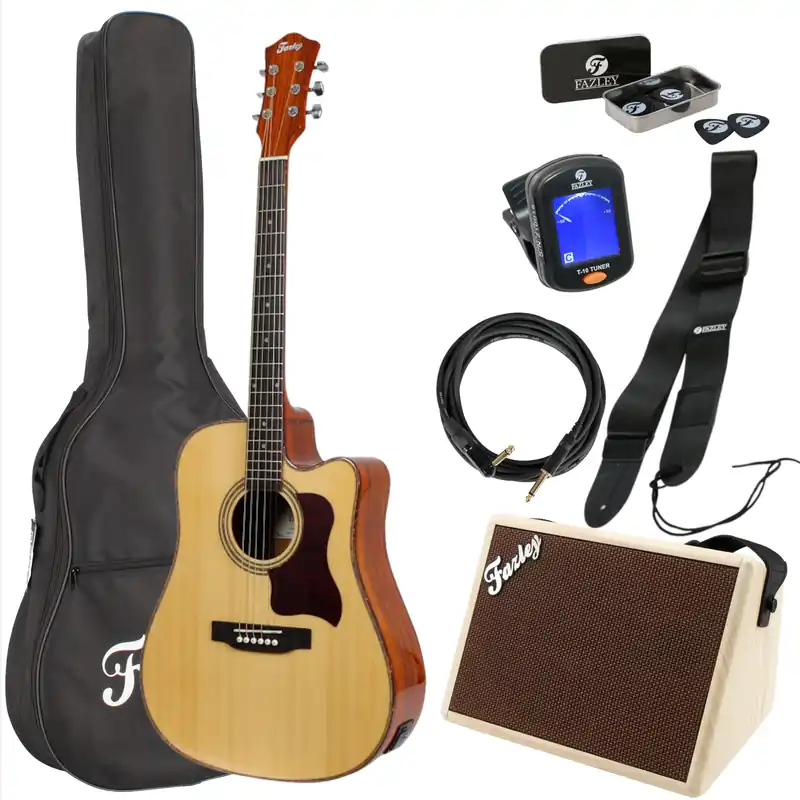 Fri frakt Fazley FE218CN startkit för western-gitarr