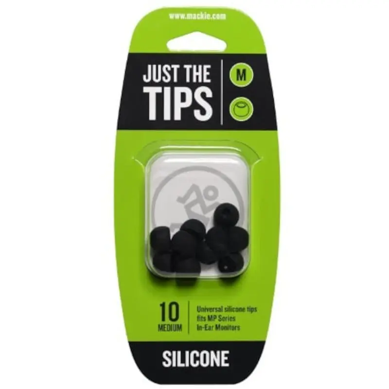 Mackie MP Series Small Silicone Black Tips Kit för Mackie M Fri frakt