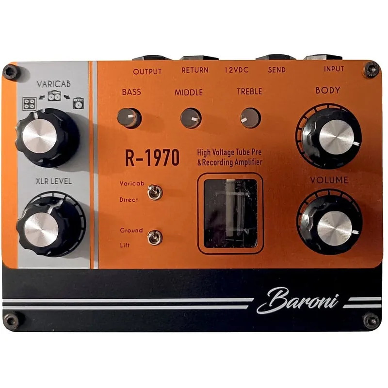 Baroni Lab Recording Tube Amp R-1970 Preamp with 12AX7 Valve Lägg i varukorgen