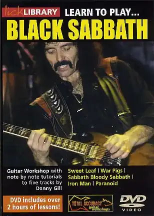 Endast idag Lick Library: Learn To Play Black Sabbath