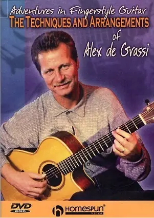 Utförsäljning Alex De Grassi: Adventures In Fingerstyle Guitar - The Techniques And Arrangements