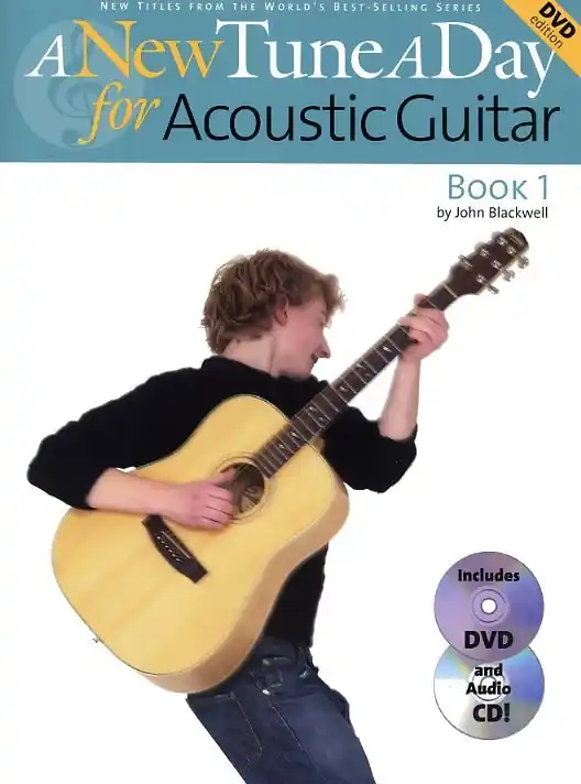 Sista chansen A New Tune A Day: Acoustic Guitar - Book 1 (DVD Edition)