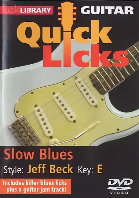 Köp nu Lick Library: Quick Licks For Guitar - Jeff Beck Slow Blues Key Of B (DVD)