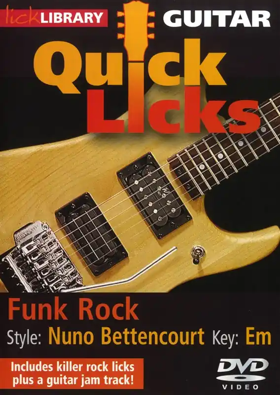 Lick Library: Nuno Bettencourt Quick Licks - Funk Rock Expressleverans