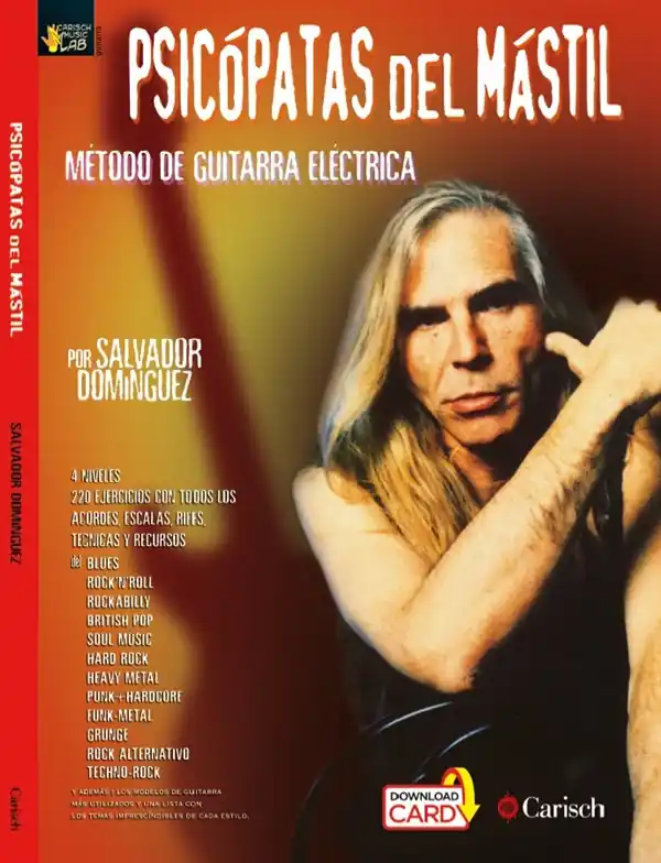 Populär Salvador Dominguez: Psicopatas Del Mastil - Metodo De Guitarra Electrica (Book/Audio Download)