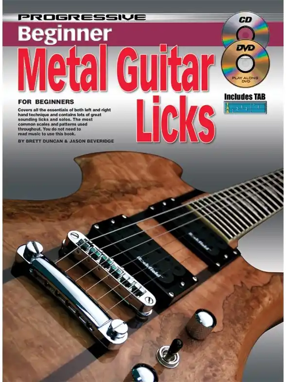 Brett Duncan/Jason Beveridge: Progressive Beginner Metal Guitar Licks Nyhet