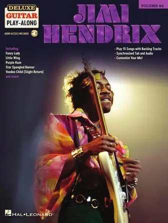 Jimi Hendrix : Deluxe Guitar Play-Along Volume 24 risnedsättning
