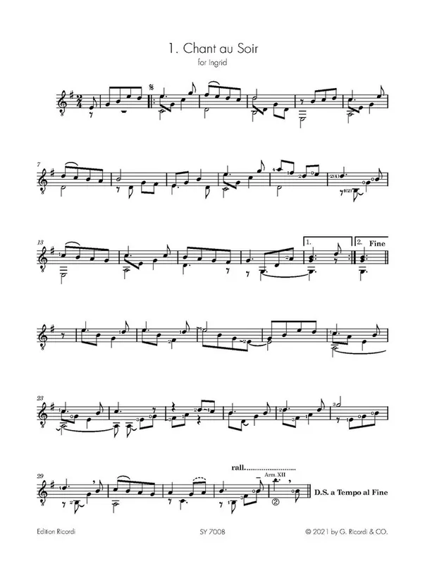 Songs from the Heart : 10 Pieces for Solo Guitar Snabb leverans