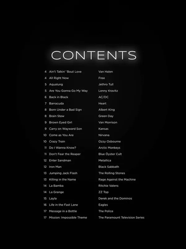 Trygg betalning First 50 Riffs You Should Play on Guitar